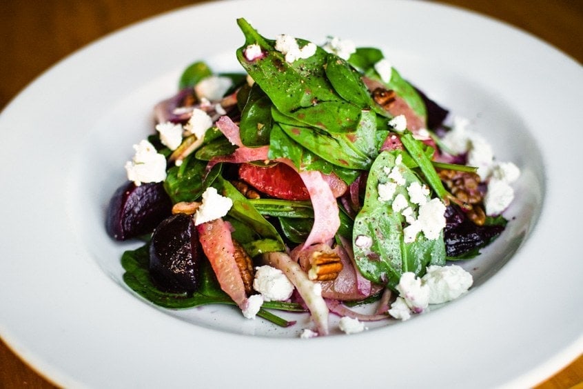 Roasted Beet And Goat Cheese Salad